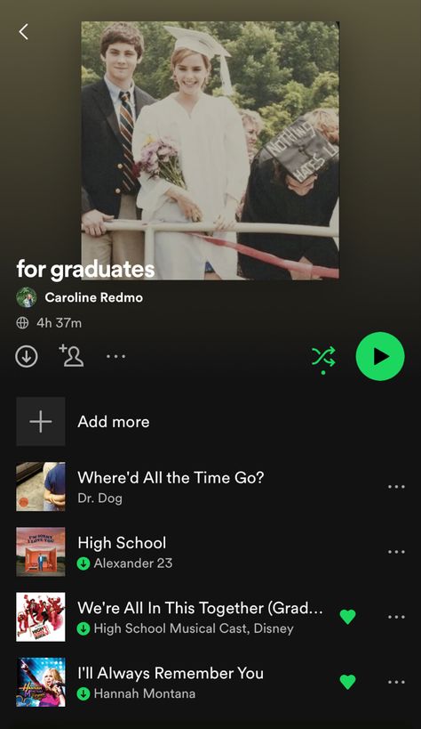 the most nostalgic playlist i have ever crafted High School Playlist Covers, Graduation Playlist Cover, Class Songs Senior, Graduation Playlist Songs, Playlist Yearbook Theme, Grad Party Playlist, Senior Playlist, Graduation Songs High School, Senior Year Playlist