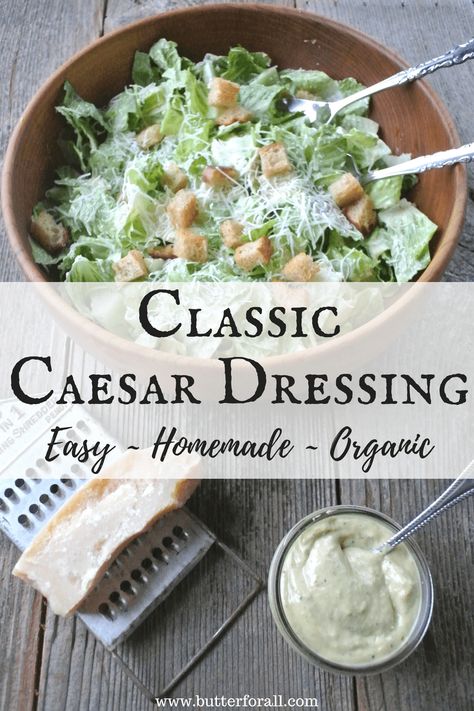 Food Dressing, Diy Seasonings, Ceasar Dressing, Christmas Desert, Caesar Salad Dressing Recipe, Caesar Dressing Recipe, Classic Caesar Salad, Caesar Salad Dressing, Salad Dressing Recipes Homemade