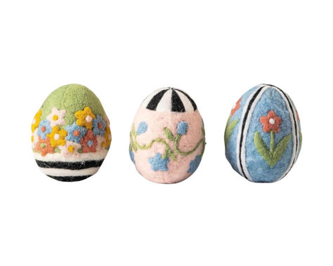 🌷 Elevate your Easter with the enchanting MACKENZIE-CHILDS Felted Easter Eggs Set! 🐣 Add a burst of pastel perfection to your space with these whimsical, handcrafted eggs. Perfect for tabletops, mantels, or any nook that needs a touch of Easter magic!🥚Each wool-covered egg is a masterpiece, featuring delightful pastel florals & chic black-and-white patterns.🌸Unleash the joy of MacKenzie-Childs all corners of your home. Gift as a gift & let the magic of unexpected design brighten their world! Felted Easter Eggs, Felted Eggs, Cute Easter Eggs, Easter Magic, Spring Easter Decor, Cute Easter, Spring Fling, Mackenzie Childs, Spring Easter