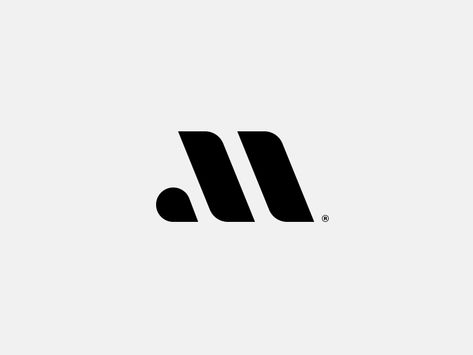 M Mark by Kristian Hay | Dribbble | Dribbble Logo Real Madrid, Inspiration Logo Design, Logos Ideas, Logo Luxury, Youtube Logo, Letter Logo Design, Modern Logo Design, Minimalist Logo Design, Design Minimal