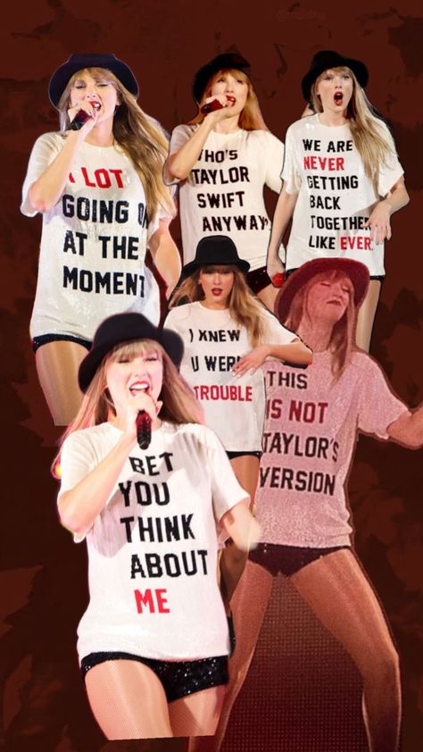 #taylorswift13 #taylorswift #swiftie #taylornation Red Shirts, Taylor Swift 13, Red Shirt, Eras Tour, Taylor Swift, Swift, In This Moment, Red, T Shirt