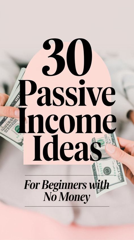 Looking for Ideas To Make Money? This guide shares 30 ways to build Passive Income Streams. Whether you're new to Creating Passive Income or want to diversify your current earnings, you'll find actionable strategies to boost your income. Passive Income Ideas For Beginners, Online Side Jobs, Diversify Income, Small Business Marketing Plan, Internet Marketing Business, Business Workshop, Passive Income Business, Business Marketing Plan, Passive Income Ideas