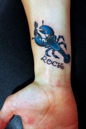 Lobster Tattoos, The B52s, Paintbrush Tattoo, Lobster Tattoo, Bird Tattoo Neck, Swallow Bird Tattoos, Butterfly With Flowers Tattoo, Bestie Tattoo, Rock Lobster