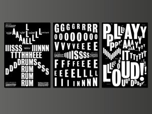 Funk’s powerful picture n°4 by Nolan Paparelli Expressive Typography, Impossible Shapes, Typographic Layout, Typography Packaging, Powerful Pictures, Typo Poster, Music Visualization, Typographic Poster, Gig Posters