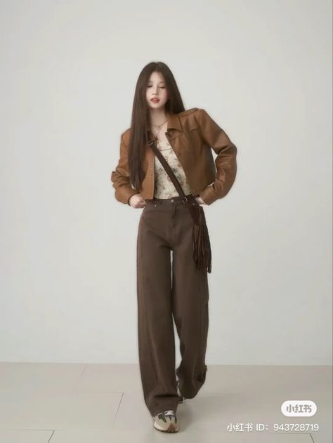 Korean Elegant Style, Brown Pants Outfit Aesthetic, Outfit Ideas Korean Casual, Korean Casual Outfits, Everyday Fashion Outfits, Casual Day Outfits, Modest Fashion Outfits, 가을 패션, Outfit Winter