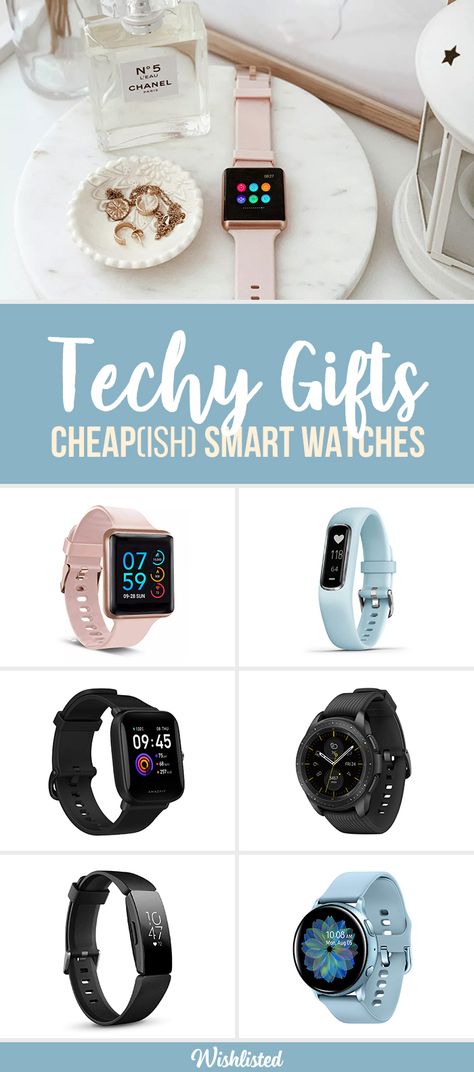 Many people don’t really look into smart watches, because a lot of times they are pricey! But we are here to tell you about some of these handy devices that might fit into your budget. Best Smart Watch For Women, Smart Watches Women, Smart Watch Women, Watches Digital, Gifts For Techies, Bluetooth Watch, Best Smart Watches, Fitness Smart Watch, Smartwatch Women