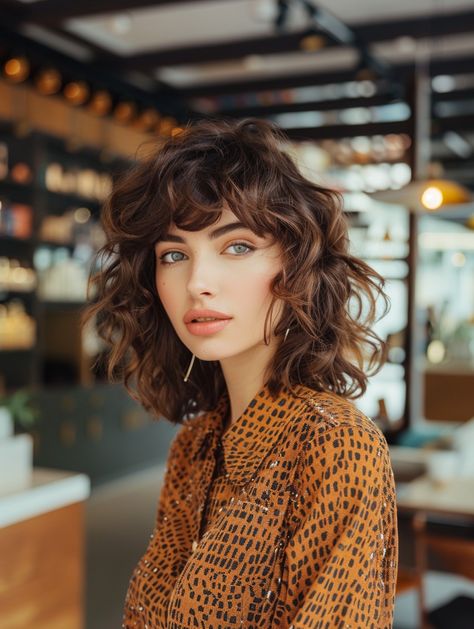 Lob With Side Bangs, 3a Hair, Curly Hair Bangs, Curly Lob, Natural Curly Hair Cuts, Layered Hair With Bangs, Haute Hair, Bangs With Medium Hair, Medium Curly Hair Styles