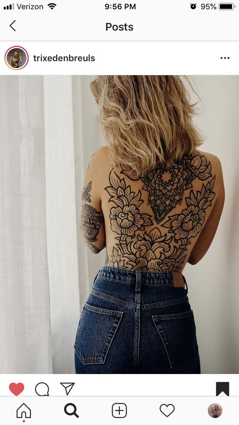 Backpiece Tattoo, Tato Minimal, Back Piece Tattoo, Female Sleeve, Pieces Tattoo, Spine Tattoo, Back Tattoo Women, Spine Tattoos, Back Tattoos