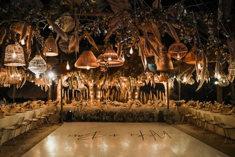 Epic Wedding Weekend in Bohol | Philippines Wedding Blog Luxe Boho Wedding, Bali Inspired Wedding, Philippine Wedding Reception, Boho Jungle Wedding, Boho Sangeet Decor, Boho Filipiniana Wedding, Boho Wedding Ceiling Decor, Boho Lanterns Wedding, Philippines Wedding Venue Receptions