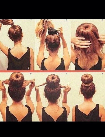 Tinkerbell Bun Sanggul Cepol, Sock Bun Tutorial, Sanggul Modern, Sock Bun, Bun Tutorial, Work Dress, Hair Dos, Hair Skin, About Hair