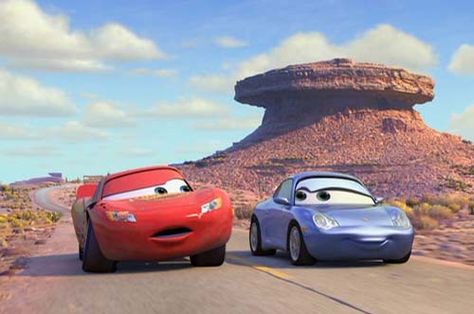 Lightning McQueen and Sally Lightning Mcqueen And Sally, Mcqueen And Sally, Cars Halloween Costume, Lightning Mcqueen Costume, Cars 2 Movie, Disney Cars Movie, Disney Cars 3, Disney Ships, Orlando Theme Parks