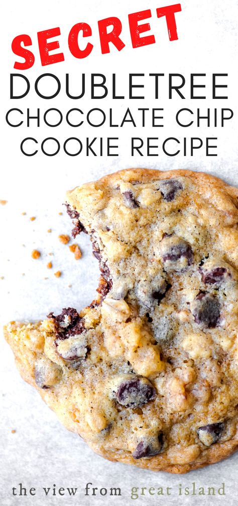 Doubletree Chocolate Chip Cookie Recipe, Secret Chocolate Chip Cookie Recipe, Doubletree Cookie Recipe, Baking Pantry, Famous Chocolate Chip Cookies, Hotel Chocolate, Recipe Cookies, Famous Chocolate, Chocolate Chip Cookie Recipe