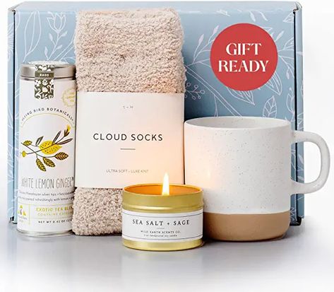 Amazon.com : wellness gift baskets Lemon Ginger Tea, Get Well Baskets, Birthday Care Packages, Surgery Gift, Organic Gifts, Gift Baskets For Women, Cheer Up Gifts, Tea Gift Sets, Bath Gift Set