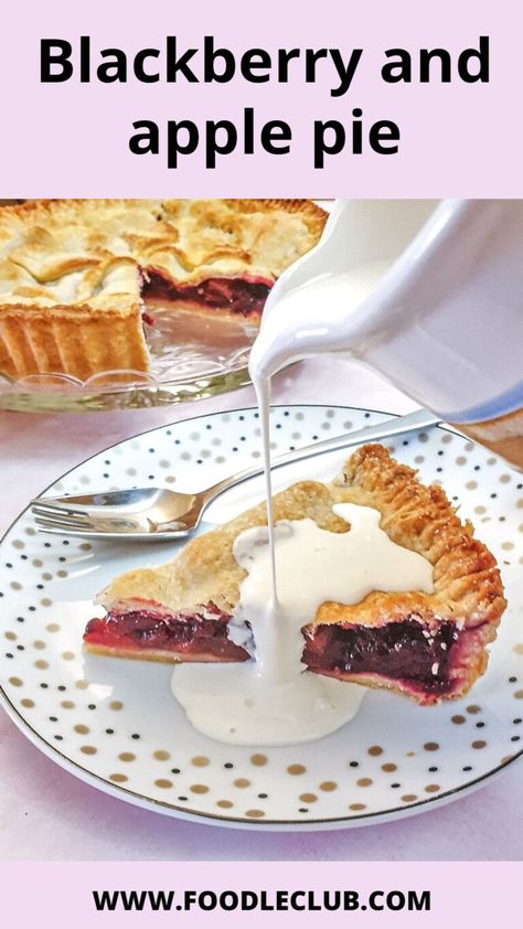 Apple And Blackberry Pie, Blackberry Apple Pie, Apple Blackberry Pie, Desert Pies, James Martin Recipes, Bramley Apple, Apple Puff Pastry, Blackberry Pie, Blackberry Recipes