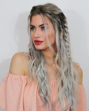 The Ultimate Guide to Accent Braids | HOWTOWEAR Fashion Loose Braid Hairstyles, Gorgeous Braids, Loose Hair, Loose Braids, Bohemian Hairstyles, Braided Hairstyles Easy, Braids For Long Hair, Boho Hairstyles, Box Braids Hairstyles