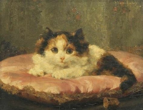 William Adolphe, A Prince, Cat Artwork, Old Paintings, Romantic Art, Ethereal Art, Classical Art, Cat Painting, Vintage Cat