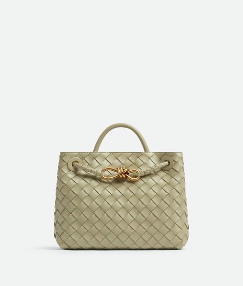 Bottega Veneta Andiamo, Uae Fashion, Veneta Bottega, Woven Leather Tote, Greece Trip, Dream Bag, Chanel Pink, Gucci Style, Green Accessories