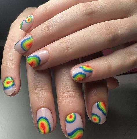 Young Miko Nails Inspired, Young Miko Nails, Walking Rainbow, Young Miko, Outfit Check, Nails 2023, Manicure Y Pedicure, Dream Nails, Cute Nail Designs