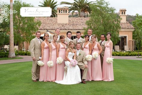 blush and champagne wedding centerpieces | Champagne-Ivory-and-Blush-620x465 Light Pink Bridesmaids, Light Pink Bridesmaid Dresses, Black Wedding Decorations, Tan Wedding, Pink Wedding Theme, Pink And Gold Wedding, Pink Bridesmaid Dresses, Blush And Gold, Black Wedding Dresses