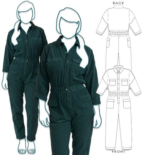 Boiler Suit Sewing Pattern Free, Boilersuit Sewing Pattern, Overalls Pattern Sewing Free, Overall Pattern Free, Jumpsuit Free Pattern, Jumpsuit Pattern Sewing Free, Boiler Suit Pattern, Boilersuit Outfit, Diy Overall Dress