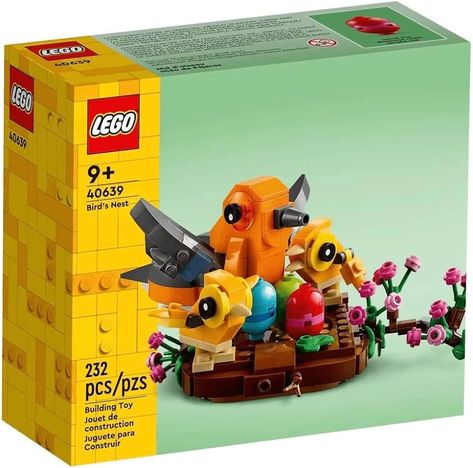 LEGO Bird's Nest 40639, Building Sets - Amazon Canada Lego Bird, Lego Easter, Movable Wings, Lego Creator Sets, Shop Lego, Nest Design, Easter Basket Fillers, Seasonal Displays, Lego Toys