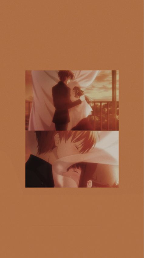 Kyo And Tohru Aesthetic, Fruit Basket Wallpaper Aesthetic, Kyo X Tohru Wallpaper, Tohru And Kyo Wallpaper, Kyo And Tohru Wallpapers, Fruits Basket Lockscreen, Tohru Aesthetic, Kyo Kun, Kyoto Aesthetic