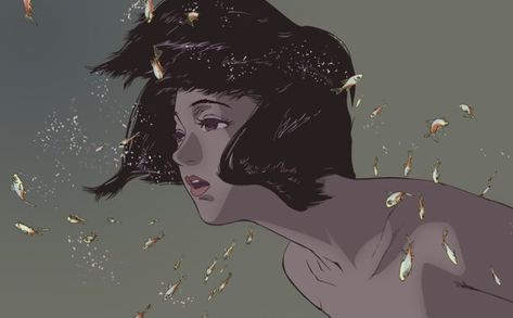 Identity Crisis Art, Satoshi Kon, Identity Crisis, Perfect Blue, Around The World, Water, Instagram