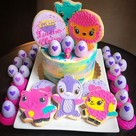 Hatchimals Birthday Cake Birthday Party Images, 4th Birthday Cakes, Fun Birthday Party, 10th Birthday Parties, Cake Designs Birthday, 6th Birthday Parties, Birthday Party Cake, Birthday Cake Kids, Birthday Images