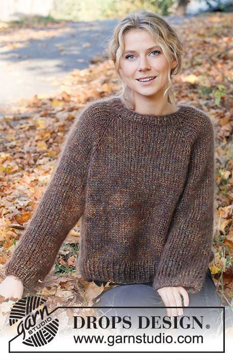 Strikkeopskrift Oversize Sweater, Ladies Cardigan Knitting Patterns, Womens Knitting Patterns, Knitting Patterns Free Sweater, Jumper Knitting Pattern, Sparkle Sweater, Silk Knit, Sweater Knitting Patterns, Free Knitting Pattern