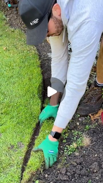 Acres Lawn Care on Instagram: "Satisfying lawn edging adjustment #lawnedging #satisfying #satisfying #amazing #ajustment #transformation #beautiful #gardens #tools #handtools" Edging Tools Landscaping, Lawn Edge Ideas, Lawn Edging Ideas Cheap, Garden Edging Ideas Inexpensive, Lawn Edging Bricks, Landscaping Edging Ideas, Garden Edging Tool, Flower Bed Edging Ideas, Landscape Edging Ideas