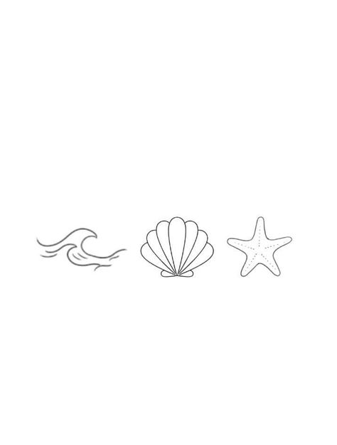 Tiny Tattoos Ocean, Sea Shell Tattoo, Shell Tattoo, Shell Tattoos, Ankle Tattoo, Sea Shell, Small Tattoos, Tatting, Sea Shells