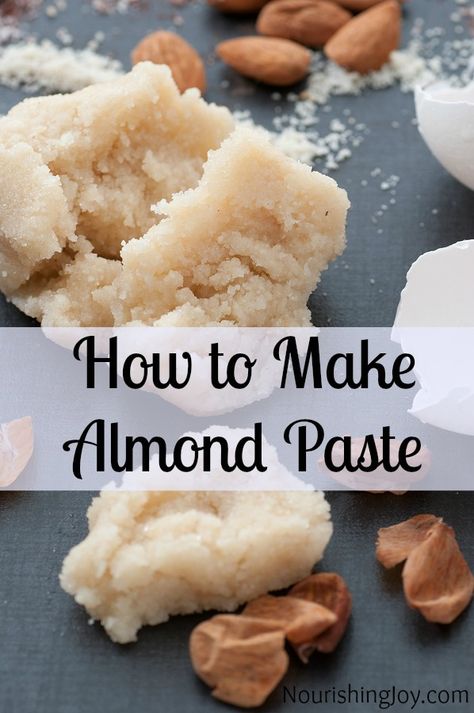 How to Make Almond Paste Almond Paste Recipes, Almond Paste, Dutch Recipes, Think Food, Snacks Für Party, Almond Recipes, Baking Tips, Marzipan, Candy Recipes