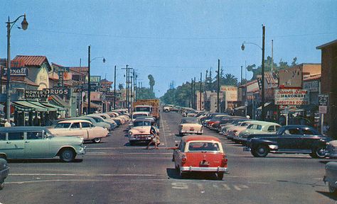 Garden Grove 1950s by A Box of Pictures, via Flickr 1950s California, Garden Grove California, Oc California, Roadside America, Usa Street, Ca History, Nostalgic Pictures, California Garden, London Garden