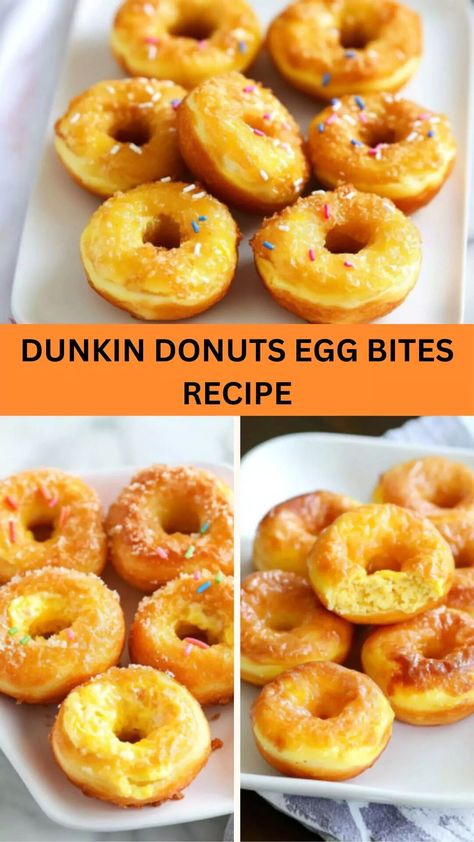 Dunkin Donuts Egg Bites Recipe – Bite Blaze Dunkin Egg Bites Recipe, Dunkin Donuts Egg Bites, No Egg Donut Recipe, Donut Pan Recipe, Donut Pan, Soft Egg, Egg Bites Recipe, Crispy Hashbrowns, Egg Bites