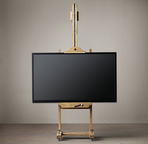 8 great ways to incorporate a flat screen television into a room. Best Tv Wall Mount, Television Wall, Swivel Tv Stand, Swivel Tv, Artist Easel, Tv Wall Brackets, Rack Tv, Tv Bracket, Easels