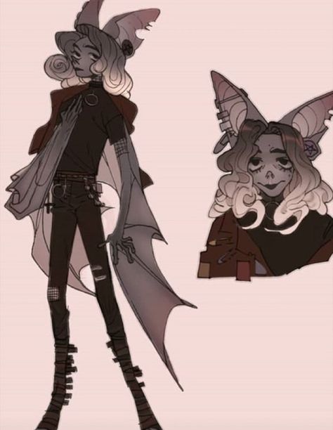 Bat Hybrid Character Design, Human With Bat Wings Drawing, Bat People Art, Bat Human Hybrid Oc, Bat Dnd Character, Mouse Human Hybrid, Human With Bat Wings, Bat Hybrid Oc, Bat Folk Dnd