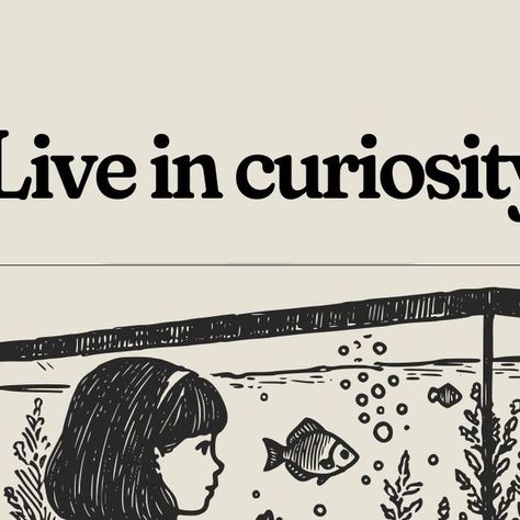 Drex on Instagram: "Cultivate curiosity. To truly grow throughout your life, embrace the inquisitiveness of a child. Curious people are never bored, turning life into an endless exploration of joy.  - Tony Robbins  . . . . #minimalistartwork #visualwisdom #creativity #infographicdesign #matrix #minimalist #wisewords #art #beauty #visualthinking #selfhelp #growthmindset #motivation" Get Curious Quote, Creativity Vision Board, Curiosity Aesthetic, Curious Quotes, Curiosity Quotes, Creative Mindset, Winner Mindset, My New Era, 2025 Moodboard