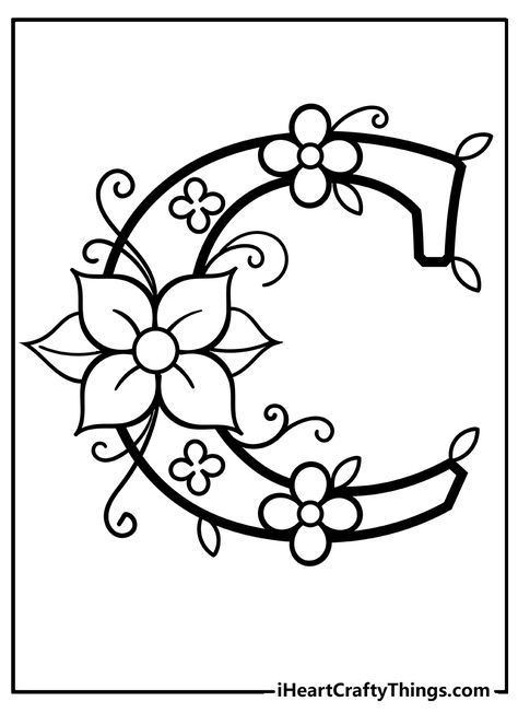 Letter C Coloring Pages (100% Free Printables) C Coloring Pages, Letter C Coloring Pages, Letter A Coloring Pages, The Letter C, Tiny Cats, Easy Coloring Pages, Step Kids, Letter C, Learning The Alphabet