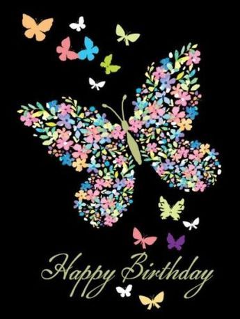 Happy birthday pics for her.Lovely butterfly birthday images to wish my girlfriend. Birthday Greetings Friend, Happy Birthday Greetings Friends, Happy Birthday Wishes Cards, Birthday Wishes And Images, Happy Birthday Meme, Happy Birthday Pictures, Birthday Blessings, Birthday Wishes Cards, Quotes Happy