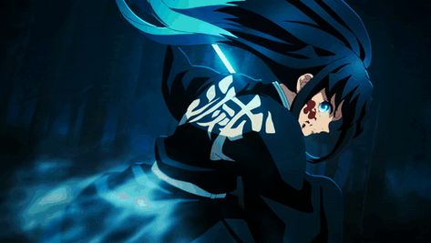 Demon Slayer Tokito GIF - Demon slayer Tokito Muichiro - Discover & Share GIFs Breathing Gif, Long Gif, Gif Banners, Anime Banner, Moving Backgrounds, Animated Banners, Demon Slayer Stuff, Blue Anime, Banner Gif