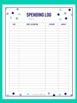 How can I track my daily spending? Use a Daily Spending Log. Daily Spending Log, Daily Spending Tracker, Spending Log, Expense Sheet, Track Spending, Budget App, Tracker Free, Spending Tracker, Free Budget