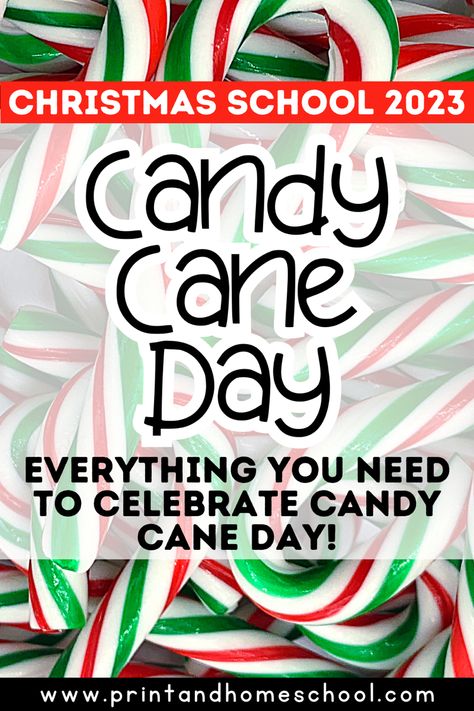 Candy Cane Classroom Treats, Candy Cane Literacy Activities, Candy Cane Lesson Plans Preschool, Candy Cane Handprint Craft, Candy Cane Prek Activities, Candy Cane Games For Preschool, Candy Cane Ideas For Kids, Candy Cane Day Activities, Candy Cane Stem Challenge