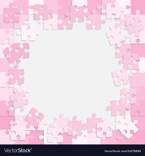 Puzzle Background Design, Puzzle Peice, Puzzle Wallpaper, Puzzle Background, Square Outline, Pink Mosaic, Ideas Journal, Color Puzzle, Powerpoint Background Design