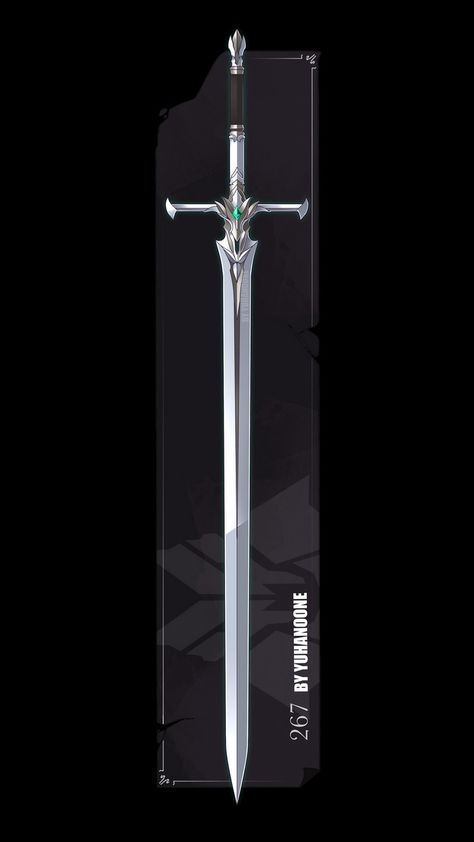 Long Swords Fantasy, Greatsword Design, Longsword Fantasy, Magic Swords Fantasy, Longsword Design, Great Swords Fantasy, Fantasy Swords Concept Art, Fantasy Greatsword, Fantasy Swords