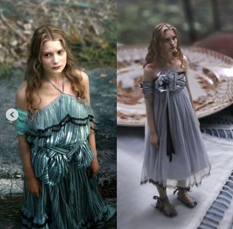 Alice In Wonderland Movie Costumes, Alice Inspired Dress, Alice In Wonderland Live Action Dress, Tim Burton Alice In Wonderland Costumes, Alice Through The Looking Glass Costume, Alice In Wonderland Inspired Dress, Alice In Wonderland Movie, Alice In Wonderland Style, Alice In Wonderland Outfit