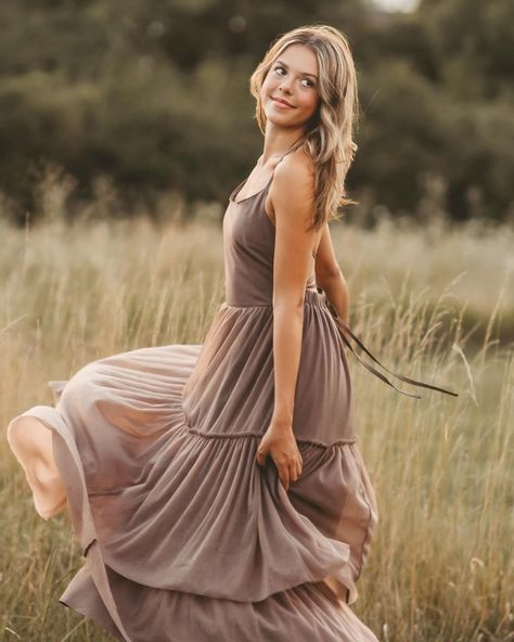 Wendy in mocha tulle for women and girls releasing tomorrow and ready to ship🍁 Senior Pictures Dresses, Wendy Dress, Dramatic Dresses, Senior Photography Poses, Headshot Poses, Indie Girl, Senior Picture Outfits, Senior Pictures Poses, Senior Photoshoot