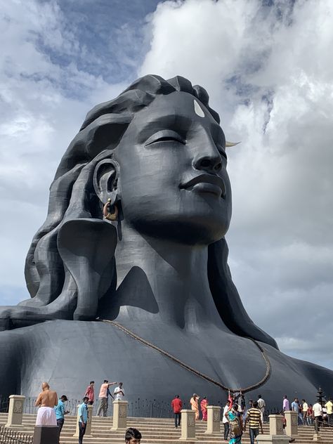 Isha Foundation, Cormidore, India Adiyogi Shiva, Isha Foundation, Medium Tattoos, Shiva Pics, Lord Shiva Hd Images, Lord Shiva Pics, Nature Aesthetic, Lord Shiva, Hd Images