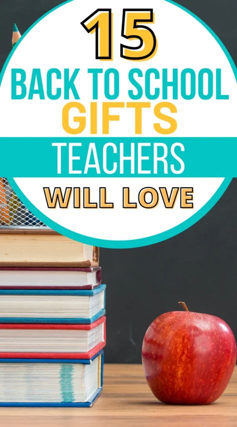 Best back-to-school gifts for teachers Welcome Back School Gifts, Teacher To Teacher Gifts Back To School, Teacher Gift For First Day Of School, Back To School Night Gifts For Teachers, Back To School Teacher Appreciation Ideas, Back Yo School Teacher Gifts, First Day Of School Present For Teacher, Kindergarten Teacher Gifts First Day Of, Cute Teacher Gifts Back To School