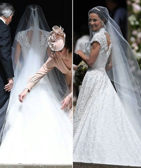 Princess Kate Wedding Dress, Pippa Middleton Wedding Dress, Pippa Middleton Dress, Pipa Middleton, Veil Train, Kate Wedding Dress, Berkshire England, Pippas Wedding, Pippa Middleton Wedding