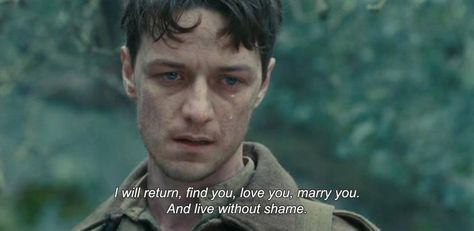 Atonement (2007) Atonement Quotes, James Mcavoy Atonement, Robbie Turner, Inspire Others Quotes, Atonement Movie, Anamorphosis And Isolate, Come Back To Me, Favorite Movie Quotes, Great Movies To Watch